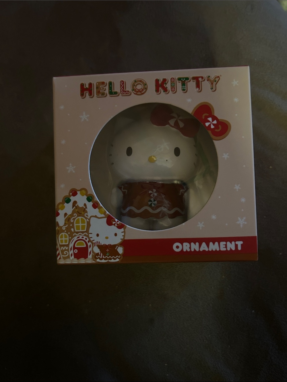 Hello Kitty White & Brown Gingerbread Ornament